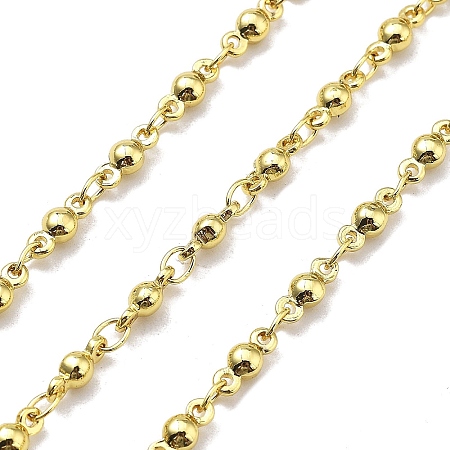 Brass Round Link Chains CHC-G024-05G-1