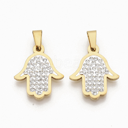 201 Stainless Steel Pendants STAS-N089-20G-1