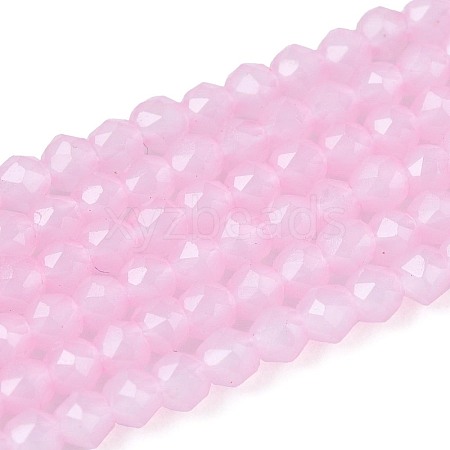 Imitation Jade Glass Beads Strands GLAA-T028-2mm-11E-1