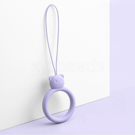 Ring with Bear Shapes Silicone Mobile Phone Finger Rings MOBA-PW0001-20D-1