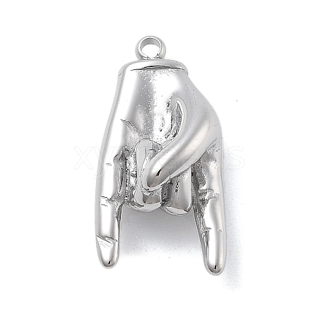 304 Stainless Steel Pendants STAS-Z121-29P-1