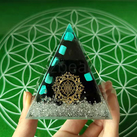 Orgonite Pyramid Resin Energy Generators PW-WG64390-01-1