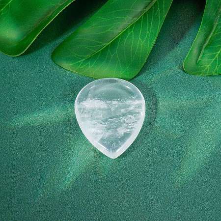 Natural Quartz Crystal Teardrop Decorations PW-WG72051-03-1