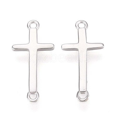 925 Sterling Silver Connector Charms STER-N016-98P-1