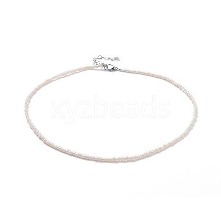 Glass Seed Beaded Necklaces NJEW-JN02466-02-1