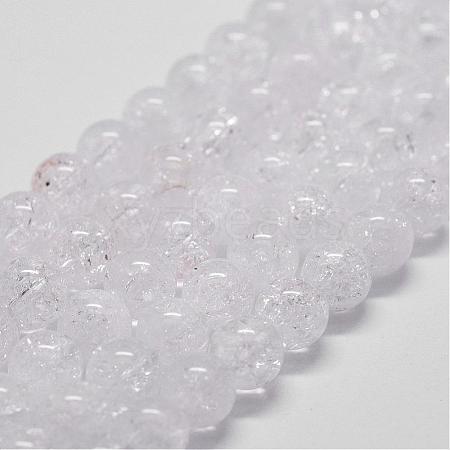 Natural Crackle Quartz Beads Strands G-D840-01-10mm-1