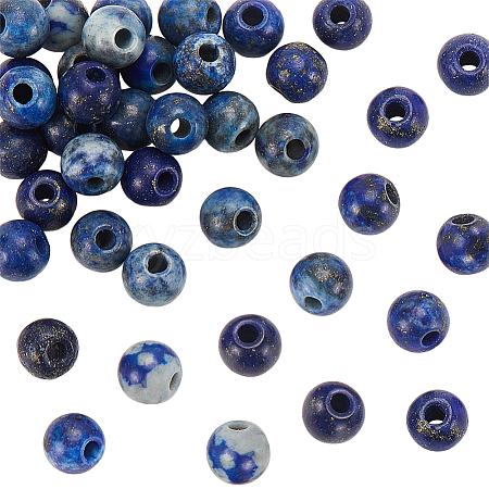 Olycraft Natural Lapis Lazuli Beads G-OC0003-81B-1