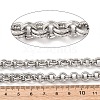 Double Link 304 Stainless Steel Cable Chain CHS-G049-03P-01-2