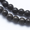 Natural Ebony Wood Beads Strands X-WOOD-P011-03-6mm-3