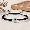 Handmade Lampwork Evil Eye Bead Braided Bracelets UN6877-2-2
