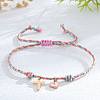 Brass Charm Bracelets LU5248-5-1