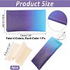  4Pcs Gradient Color PVC Leather Eyelasses Storage Pouch AJEW-NB0003-38-4