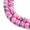 Synthetic Turquoise Beads Strands G-U004-02O-4