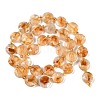 Natural Yellow Quartz Beads Strands G-C116-A58-01-3