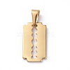 304 Stainless Steel Pendants STAS-I127-011G-1