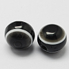 Round Evil Eye Resin Beads LS-RESI-R159-10mm-02-1