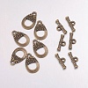 Tibetan Style Alloy Toggle Clasps MAC2014-NF-3