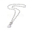 Non-Tarnish Heart 304 Stainless Steel Pendant Necklaces NJEW-JN02887-02-2