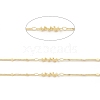 Brass Ball Beaded Link Chains CHC-M025-50G-2