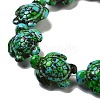 Synthetic Turquoise Dyed Beads Strands G-P507-05K-2