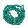 Frosted Transparent Glass Beads X1-GLAA-N016-4mm-04-2