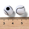 Opaque Acrylic European Beads SACR-P031-26A-01-3