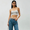 Bohemian Alloy White Enamel with Iron Starfish Link Belly Body Chains for Women AJEW-WH20006-348-6