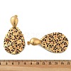 304 Stainless Steel Enamel Stud Earrings EJEW-Z084-15G-05-5