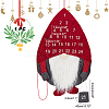 Christmas Non-woven Fabric Gnome Calendar Pendant Decorations HJEW-WH0042-82A-2