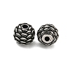 Round 304 Stainless Steel Beads STAS-E214-01AS-02-2