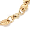 201 Stainless Steel Coffee Bean Chain Bracelets for Women Men BJEW-I316-06G-3