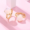 Hexagon Opalite Finger Rings RJEW-B113-02G-03-1