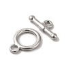 304 Stainless Steel Toggle Clasps STAS-H212-19P-2