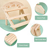 DIY 3 Tier Stair Style Wooden Plant Stand Kit ODIS-WH0043-11A-4