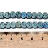 Electroplated Natural Lava Rock Beads Strands G-K388-04A-03-4