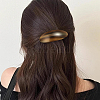 2Pcs 2 Colors Resin and Iron Hair Barrettes PHAR-GO0001-07A-5