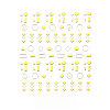 3D Gold Stamping Nail Decals Stickers MRMJ-R090-56-DP3197-1