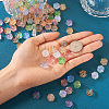  120pcs 8 color Transparent Electroplated Glass Beads GLAA-TA0001-31-14