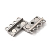 304 Stainless Steel Multi-Strands Magnetic Slide Clasps STAS-P325-05P-2