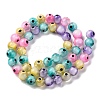 Handmade Evil Eye Lampwork Beads Strands LAMP-G164-09B-2