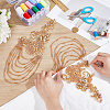 1Pair Rhinestone Sewing Ornaments DIY-NB0014-65A-4