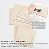 Olycraft 12Pcs 4 Style Basswood Veneer Pieces DIY-OC0009-19-4