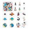 Craftdady 36Pcs 18 Styles Baking Painted Alloy Pendants FIND-CD0001-02-11