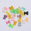 Bear Resin Cabochons MRMJ-TAC0004-17-1