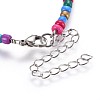 Glass Seed Beads Anklets AJEW-AN00252-4