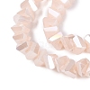 Electroplate Opaque Glass Beads Strands EGLA-Q139-01A-C03-3
