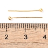 Brass Ball Head Pins KK-N254-49A-G-3