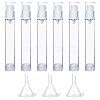 Globleland 6Pcs Plastic Sample Perfume Spray Bottles MRMJ-GL0001-15-1