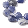 Natural Blue Aventurine(Dyed & Heated) Beads Strands G-P570-E08-02-4
