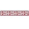 Valentine's Day Love Heart Polyester Embroidery Table Runners PW-WG76614-01-1